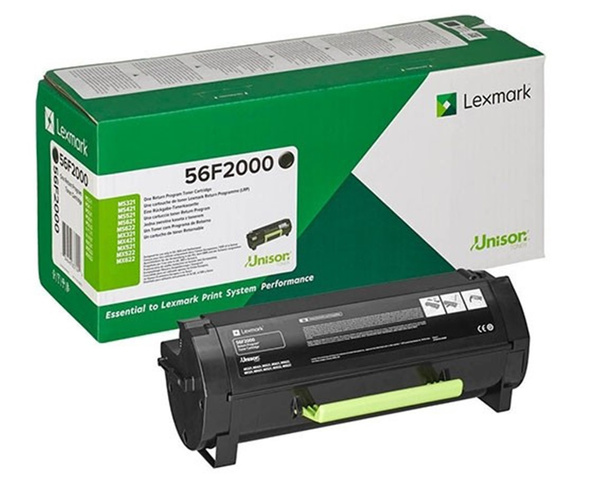 Oryginalny Toner 56F2000 do Lexmark 6k Black