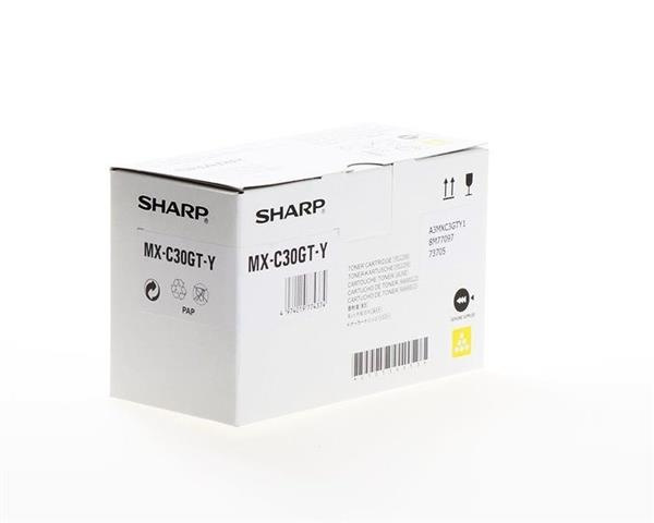 Sharp Toner MX-C30GTY Yellow 6K