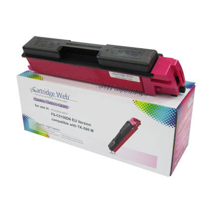 Zgodny z Kyocera TK580 / TK-580M 2,8k Magenta toner marki Cartridge Web do FS-C5150 Ecosys P6021