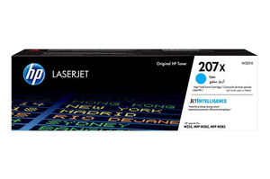 Oryginalny Toner HP 207X W2211X Cyan 2,45k do HP Color LaserJet Pro M255dw/M255nw/M282nw/M283cdw/M283fdn/M283fdw