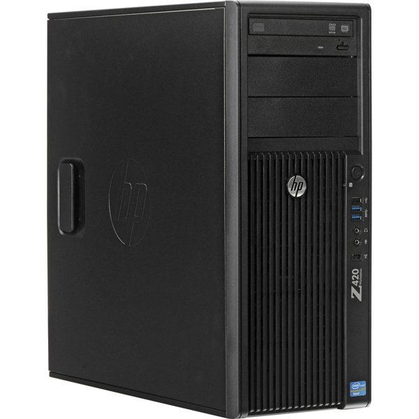 *HP Workstation Z420 Tower Xeon E5-1620 (Core i7) 3,6 GHz / 32 GB / 480 SSD / Win 10 Prof. (Update) + K2200