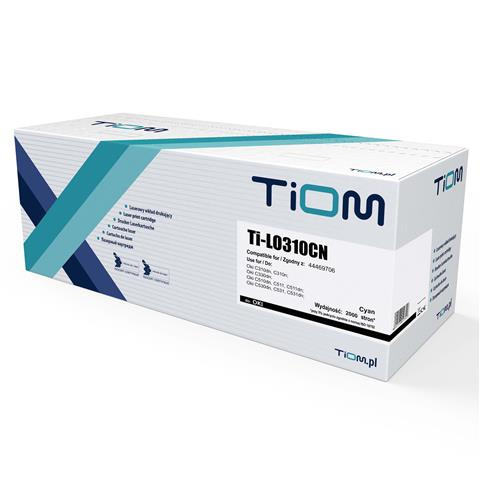 Zgodny Toner Tiom Ti-LO310CN zamiennik Oki C310C | 44469706 | 2k | cyan