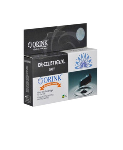 ORINK Tusz CLI571XLG do drukarek Canon Pixma MG5750 / MG6850 / MG7750 / CLI571M | Grey | 12ml.