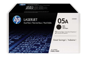 Oryginalny Toner Czarny HP (05A CE505D) (DWUPAK) do HP LaserJet P2035/P2035n/P2050/P2055d/P2055dn/P2055x