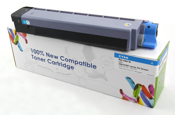 Zamiennik OKI 44059127 7k Cyan toner marki Cartridge Web do OKI ES8430