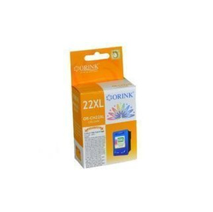 Zamiennik HP 22 C9352CE Color 18ml. tusz marki Orink do HP Deskjet 3920 3930 3940 D1360 D1560 D2330 D2460 F2110 F2120 F2128 F2140 F2179 F310 F325 F350 F375 F379 All-in-One F4140 OfficeJet 4315