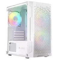 Nowy Komputer gamingowy Logic Aramis biały ARGB MINI AMD Ryzen 5 4500 3,6 GHz / 16 GB / 480 SSD / Win 11 + Nvidia RTX 3050 [6 GB]