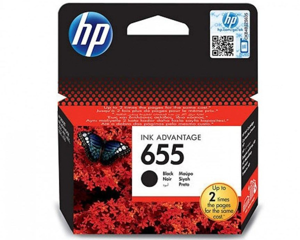 Oryginalny Tusz HP 655 do HP 14ml Black do HP Deskjet 3525/4615/4625/5525/6525