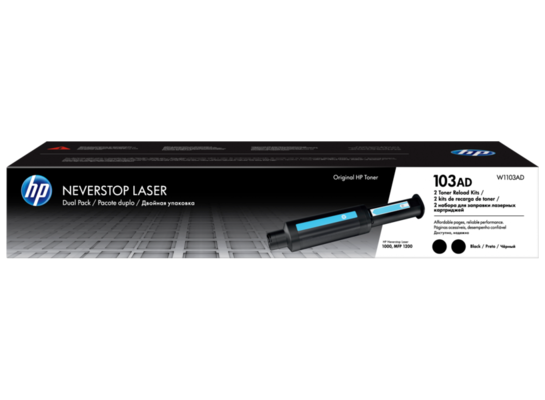 Oryginalny Toner HP 103AD W1103AD do HP 2x 2.5k Black Dwupak