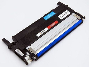 Toner zgodny z Samsung CLT-C406S 1k Cyan marki DDPrint do Samsung CLP-360 CLP-365 SL-C410 SL-C460 CLX-3305