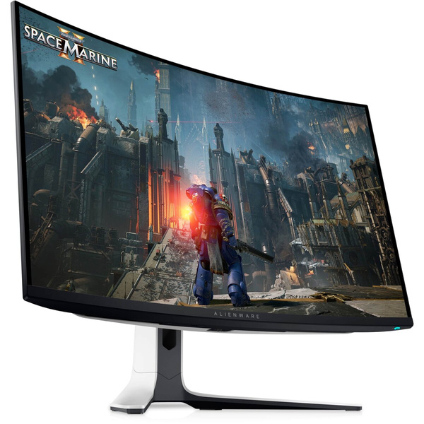 Powystawowy Monitor Dell Alienware 32'' AW3225QF 4K 240Hz, zakrzywiony 3840x2160 / 16:9 / 0,03 ms / 1 x DisplayPort / 2 x HDMI 2.1 / 3 x USB 3.2 Gen 1