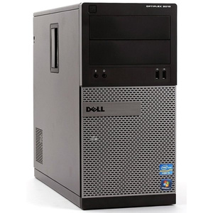 Dell Optiplex 3010 Tower Core i5 3470 (3-gen.) 3,2 GHz / 4 GB / 250 GB / DVD / Win 10 Prof. (Update)