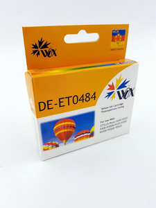 Tusz zgodny z EPSON T0484 C13T048440 18ml Yellow marki WOX do R200 R220 R300 R320 R340 RX500 RX600 RX620 RX640