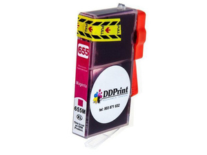 Zgodny Tusz HP 655XL 15ml Magenta marki DDPrint do HP Deskjet 3525/4615/4625/5525/6525