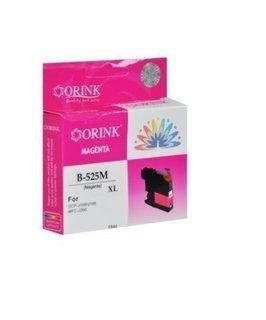 Zamiennik Brother LC525XL 15ml Magenta tusz marki Orink do DCP-J105 J100 MFC-J200