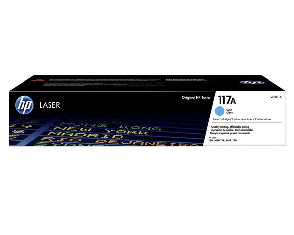 Toner HP 117A W2071A do HP 0.7k Cyan do HP Color LaserJet 150a/150nw/178nw/179fnw