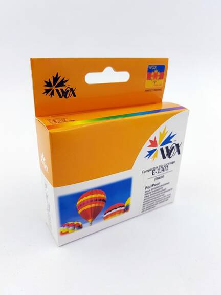 Zamiennik EPSON T1301 C13T130140 30ml Black tusz marki WOX do Stylus sx230 sx235w sx420w sx425w sx430w sx435w 