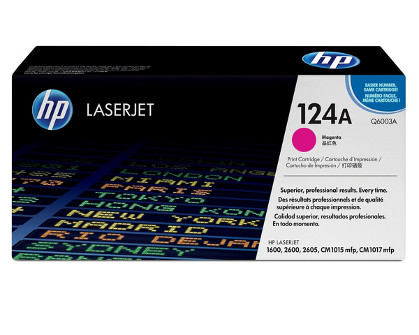 Oryginalny Toner HP124A Q6003A do HP Color 2k Magenta