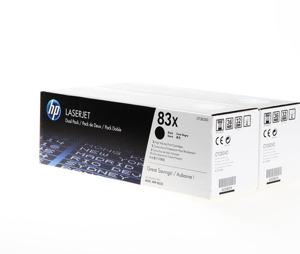 Oryginalny Toner HP 83XD CF283XD do HP 2x 2.2k Black Dwupak do HP LaserJet Pro M201dw M201n M225dn M225dw