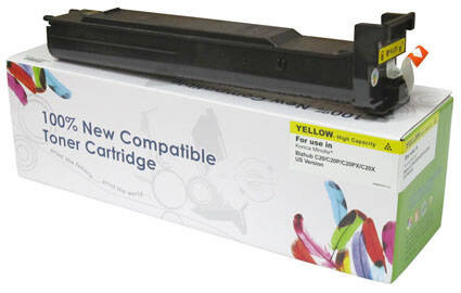 Toner zgodny z Minolta A06V254 12k Yellow marki Cartridge Web do Bizhub C30 C31