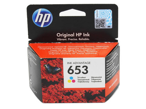 Tusz HP 653 5 ml Color Oryginalny do do HP 6000 6075 6400 6475