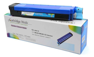 Zamiennik Oki 44059167 7,3k Cyan toner marki Cartridge Web do Oki MC851 MC861