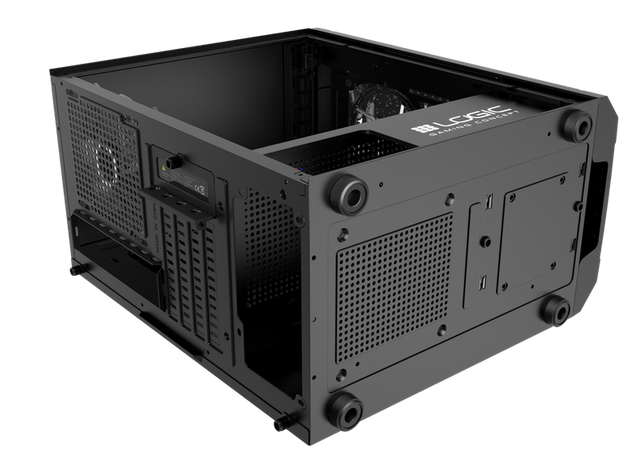 Nowy Komputer gamingowy Logic Aramis czarny ARGB MINI AMD Ryzen 5 4500 3,6 GHz / 16 GB / 960 SSD / Win 11 + Nvidia RTX 3050 [6GB]