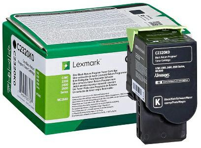 Oryginalny Toner C2320K0 do Lexmark 1k Black 