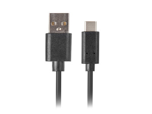 Kabel Lanberg CA-USBO-20CU-0030-BK USB-C 2.0 (M) do USB-A (M), 3 m, czarny