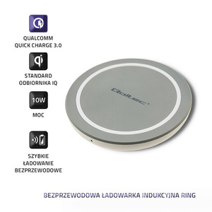 Bezprzewodowa ładowarka indukcyjna Qoltec Ring 51840 10W