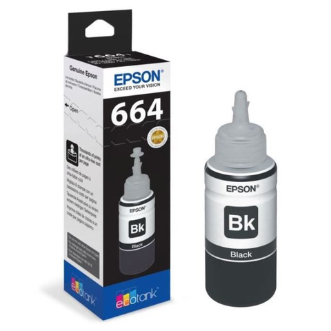 Oryginalny Tusz Epson T6641 do Epson EcoTank 70 ml Black