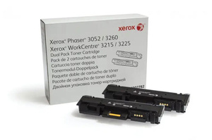 Oryginalny Toner Czarny Xerox 106R02782 (DWUPAK) do Xerox Phaser 3052/3260 / WorkCentre 3215/3225