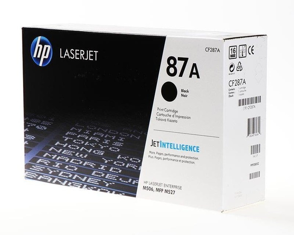 Oryginalny Toner HP 87A CF287A do HP 9k Black  do HP LaserJet M501n/M501dn/ M506dh/M506dn/M506n/ M506x/M506xh/M527c/ M527dn/M527f