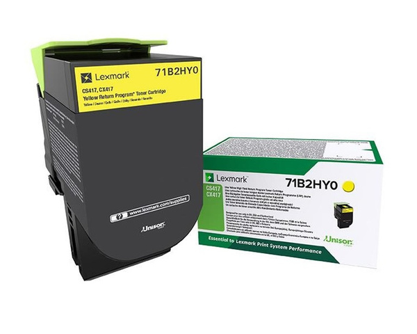 Oryginalny Toner 71B2HY0 do Lexmark 3.5k Yellow