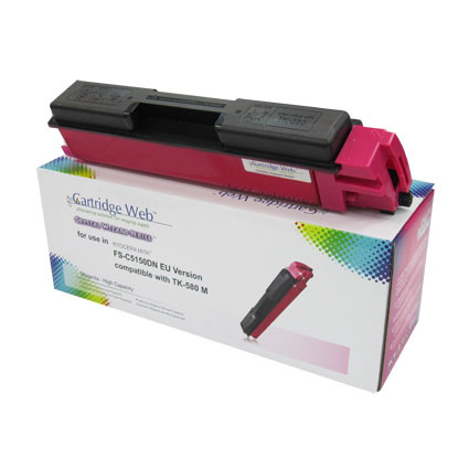 Zgodny z Kyocera TK580 / TK-580M 2,8k Magenta toner marki Cartridge Web do FS-C5150 Ecosys P6021