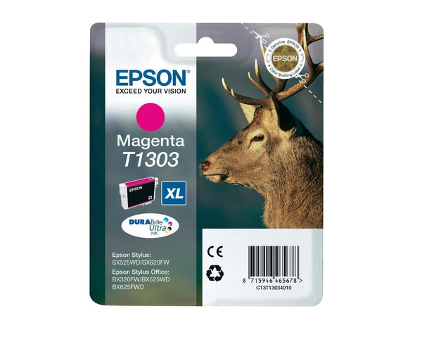 Oryginalny Tusz T1303 do Epson 10.1 ml Magenta 