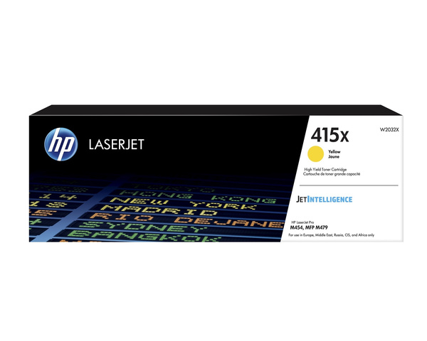 Oryginalny Toner HP 415X W2032X do HP Color 6k Yellow do HP Color LaserJet Pro M454dn/M454dw/M454fw/M454nw/ M479dn/M479dw/M479fdn/ M479fdw/M479fnw/ E45028dn/E47528f/ M455dn/M480f