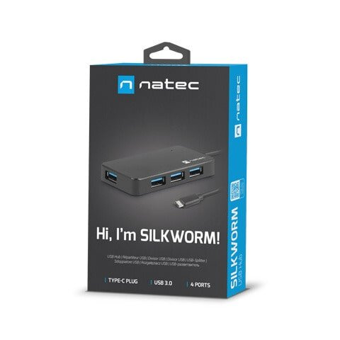 HUB USB-C Natec Silkworm 4 x USB 3.0