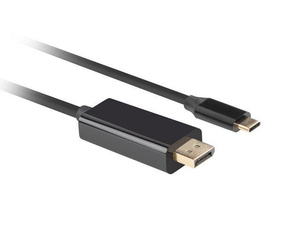 Kabel Lanberg USB-C 3.2 Gen 2 - DisplayPort 1.2 4K 60Hz 3m czarny