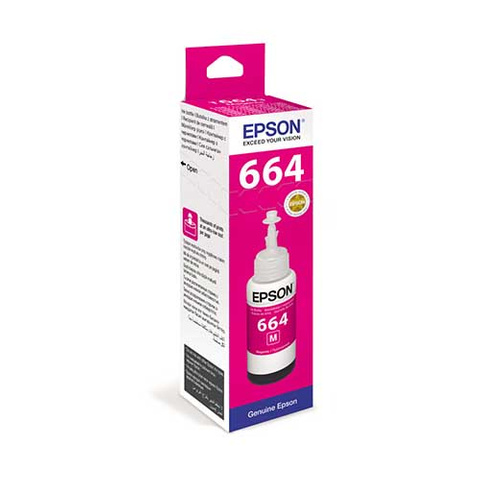 Oryginalny Tusz Epson T6643 do Epson EcoTank 70 ml Magenta