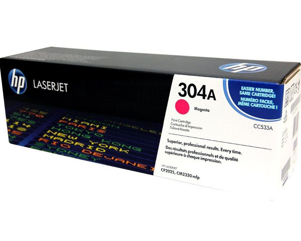 Oryginalny Toner HP 304A CC533A do HP 2.8k Magenta 