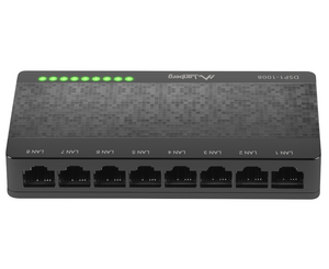 Poleasingowy switch niezarządzalny Lanberg DSP1-1008 8X 1GB/S, Gigabit Ethernet Desktop 5V