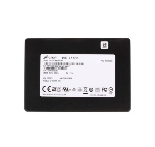 Dysk SSD / Micron 1100 / 256 GB / SATA III / 2,5''