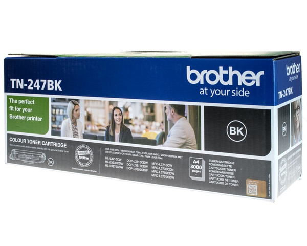 Oryginalny Toner TN-247BK do Brother 3k Black do Brother L3210cw/L3230/L3230cdw/L3270cdw/L3510cdw/L3210cw/L3550