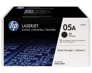 Oryginalny Toner HP 05AD CE505AD do HP 2x 2.3k Black Dwupak do HP LaserJet P2035/P2035n/P2050/P2055d/P2055dn/P2055x