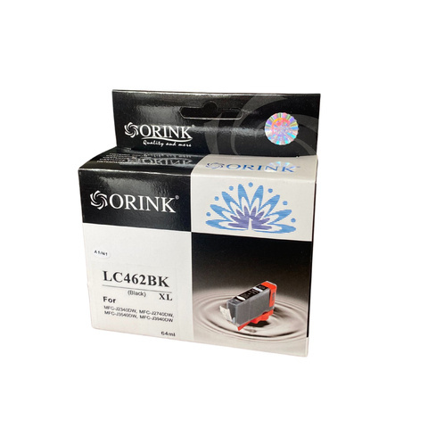 ORINK Tusz LC462XL BK |Black| 64ml. do Brother MFC-J2340DW MFC-J3540DW MFC-J3940DW