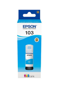 Oryginalny Tusz w butelce Epson 103 C (T00S2, C13T00S24A) do Epson EcoTank L3110/L3111/L3150/ L3151/L3156/L1110/ L1250/L3251/L3250/ L3160/L3210/L3211/ L3266/L3230/L3231