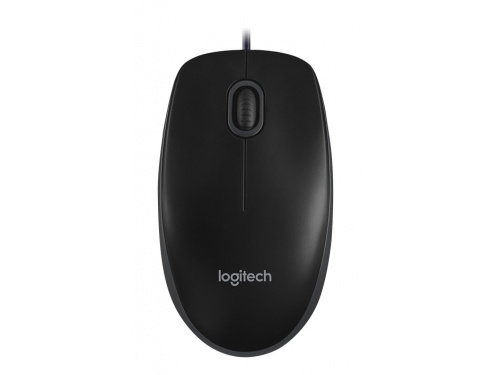 Mysz optyczna przewodowa Logitech  B100 (USB)