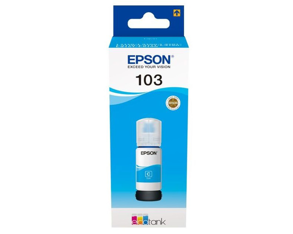 Oryginalny Tusz Epson 103 Cyan 65ml do EPSON ECOTANK L3110 L3150 L3160