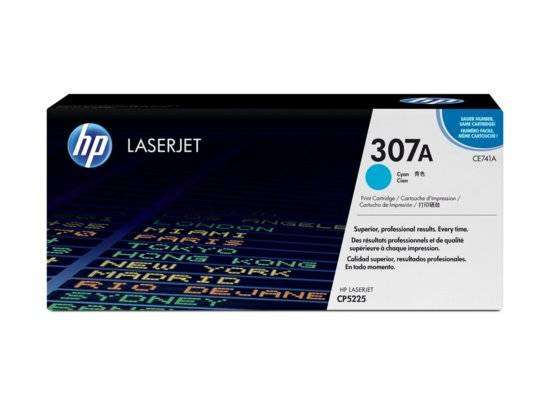 Oryginalny Toner HP 307A CE741A do HP 7.3k Cyan